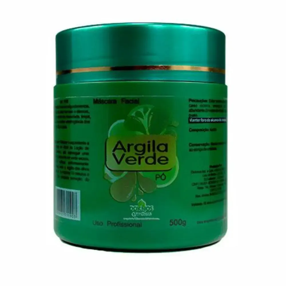 Argila Verde Pote 500g Dokmos