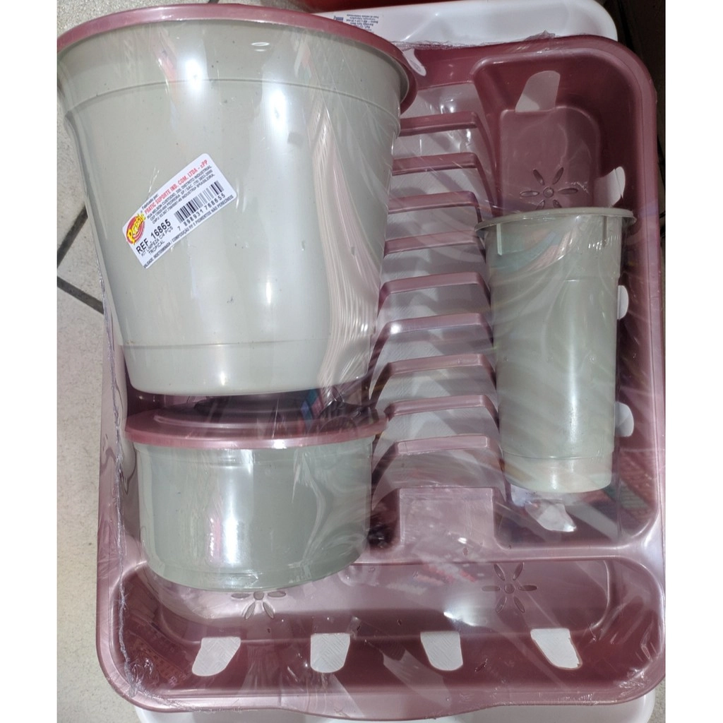 Kit Pia Tropical C Escorredor 4pcs