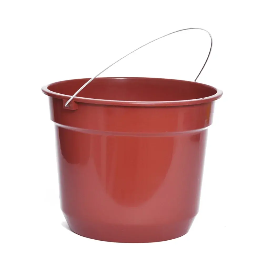 Balde Plastico Preto Color 08 L