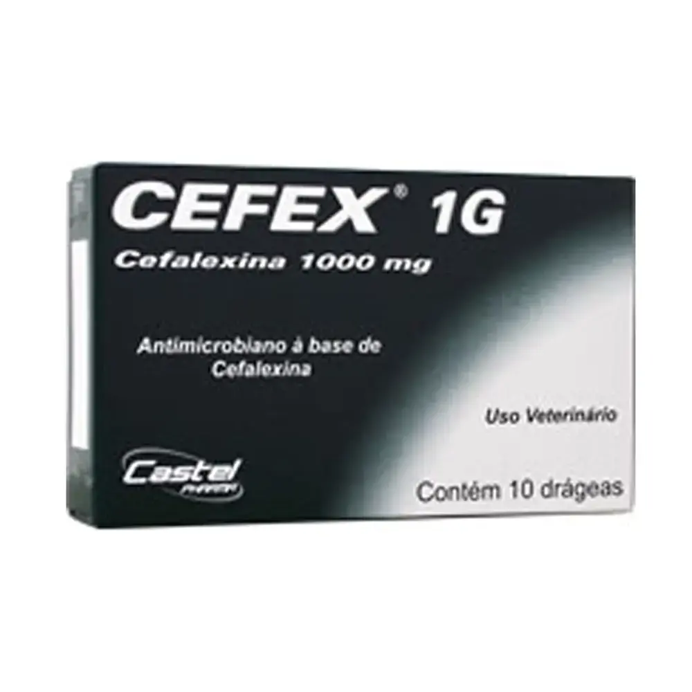 Antibiótico Castel Pharma Cefex 1000 Mg