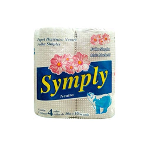Papel Higiênico Symply Neutro 4unidade