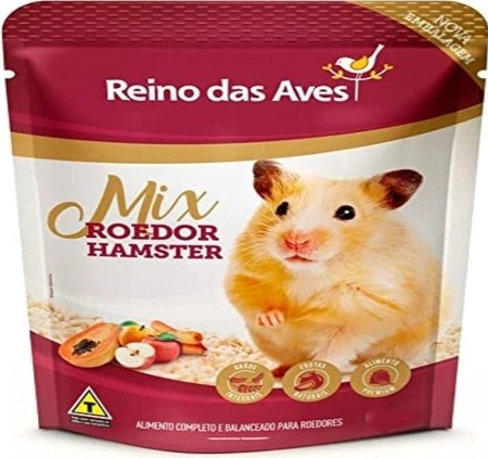 Alimento Hamster Reino das Aves Premium 500g