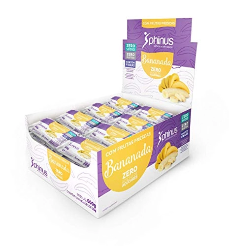 Bar Fruta Bananada Zero Phinus Dsp 24x25g