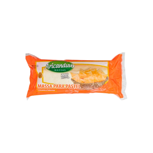 Massa P/ Pastel Rolo Aricanduva 2kg