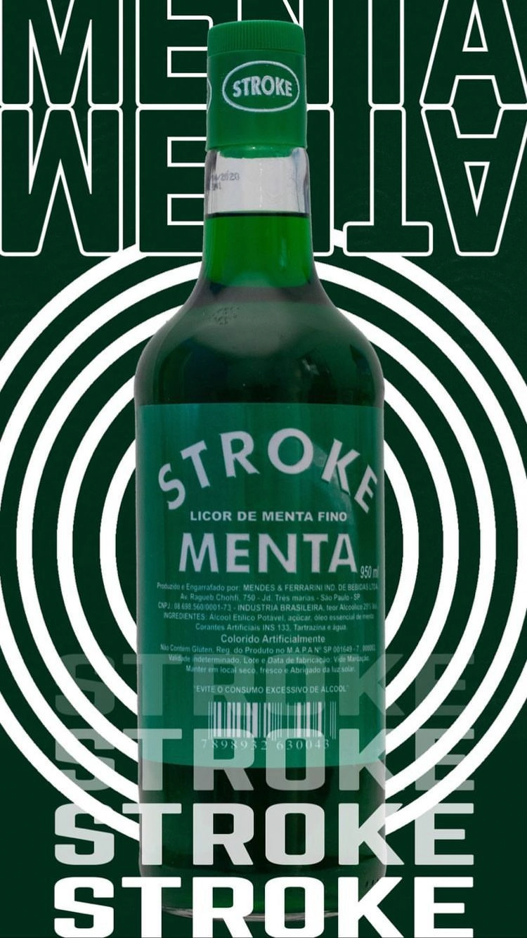 Licor Stroke 950ml Menta