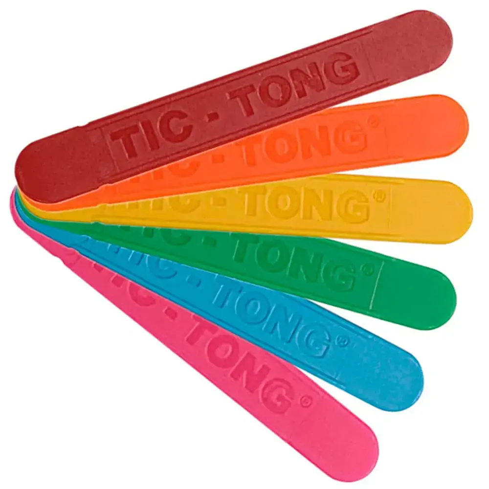 Abaixador Para Língua Tic-Tong Standard - Colorido - 40 Unidades