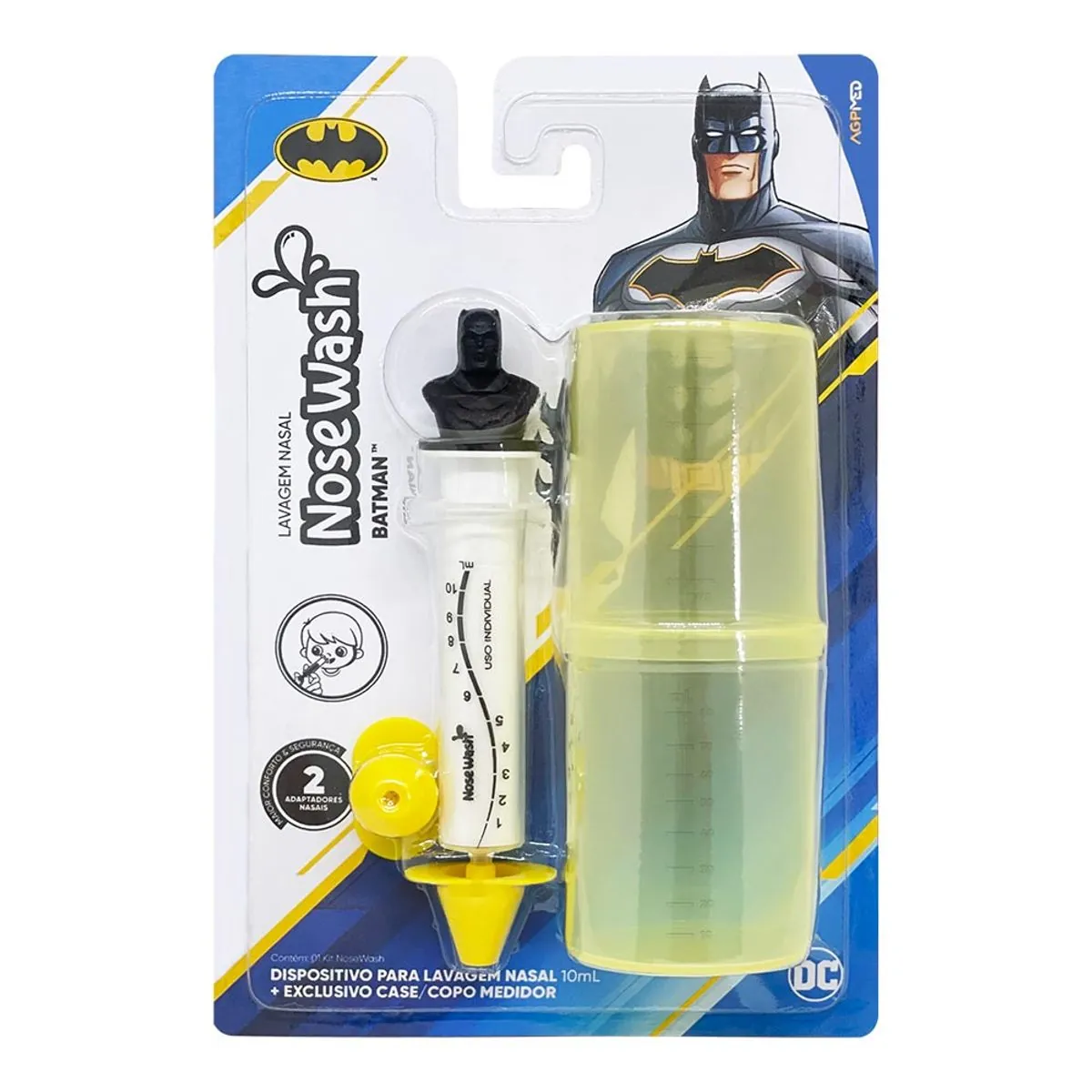 Dispositivo Para Lavagem Nasal Batman Nosewash Heróis