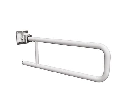 Barra De Apoio Articulável Alumínio Branco 60 Cm