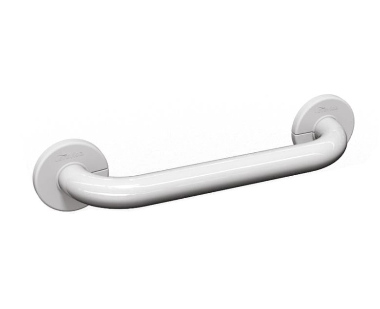 Barra De Apoio Para Banheiro Alumínio Branco 90 Cm