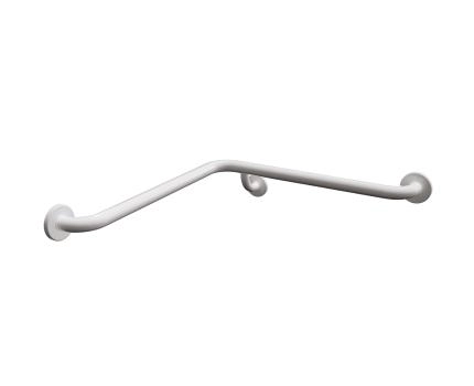 Barra De Apoio Em L Horizontal Alumínio Branco 60 Cm