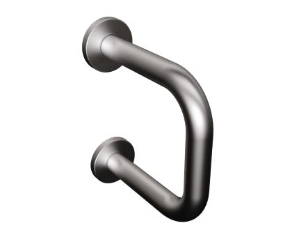 Barra De Apoio Lateral Para Lavatório Inox Escovado 30 Cm