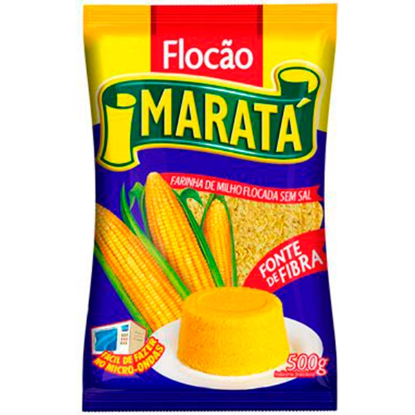 Farinha De Milho Flocão Maratá Pacote 500g