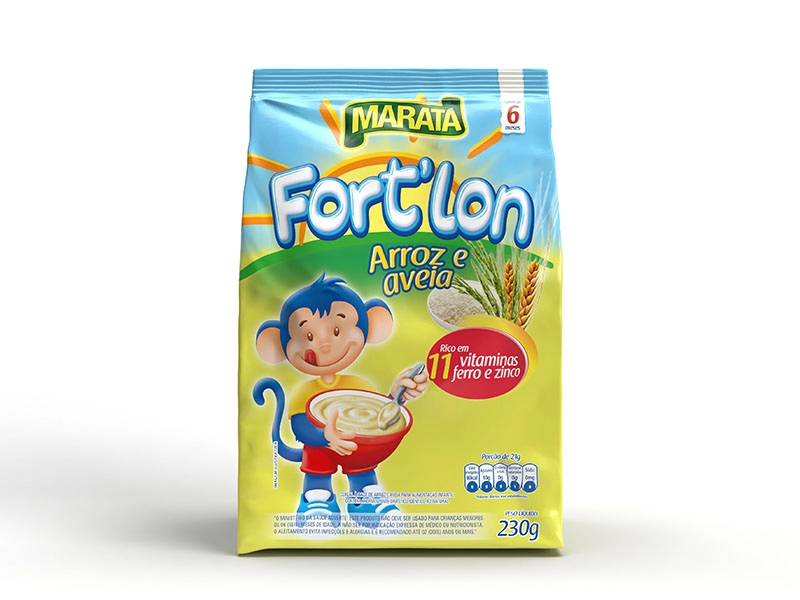 Mingau Arroz E Aveia Maratá Fortlon Pacote 230g