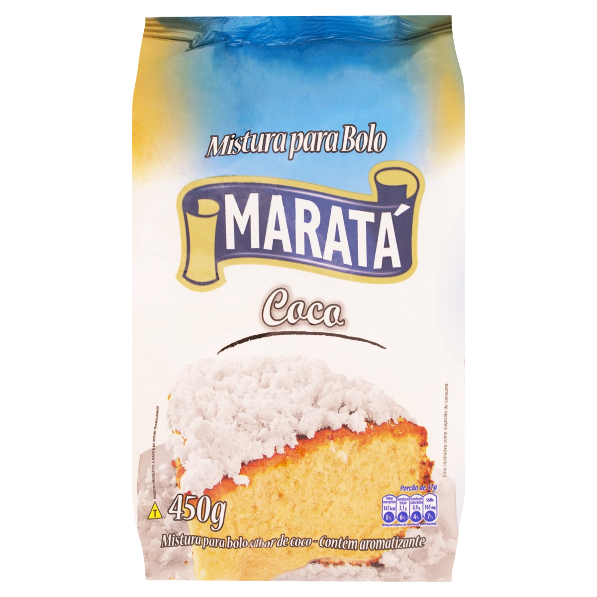 Mistura Para Bolo Coco Maratá Pacote 450g