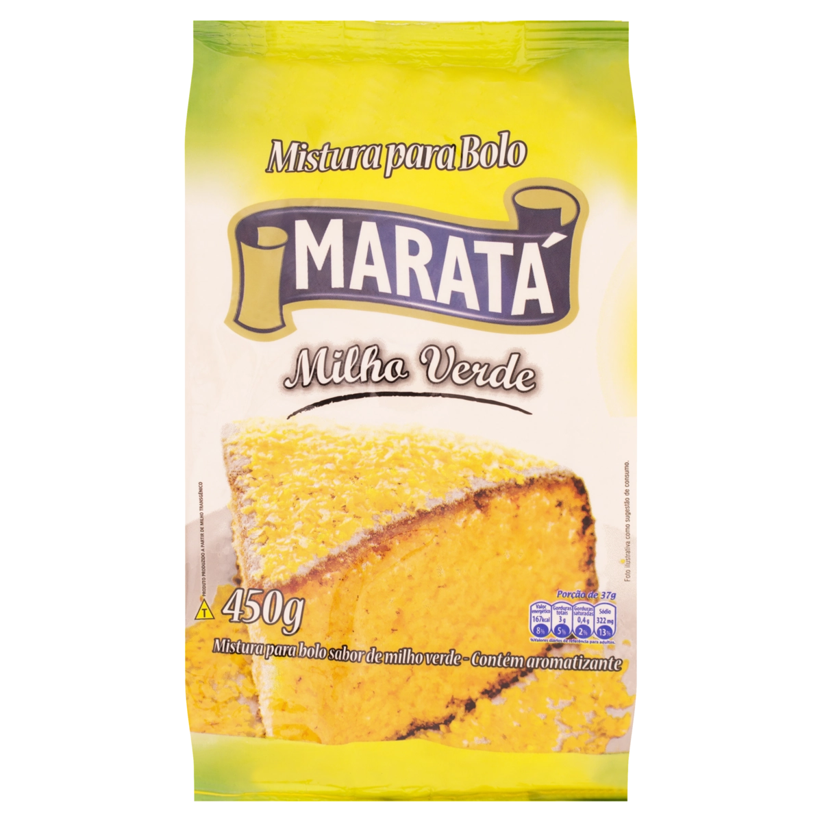 Mistura Para Bolo Milho Verde Maratá Pacote 450g