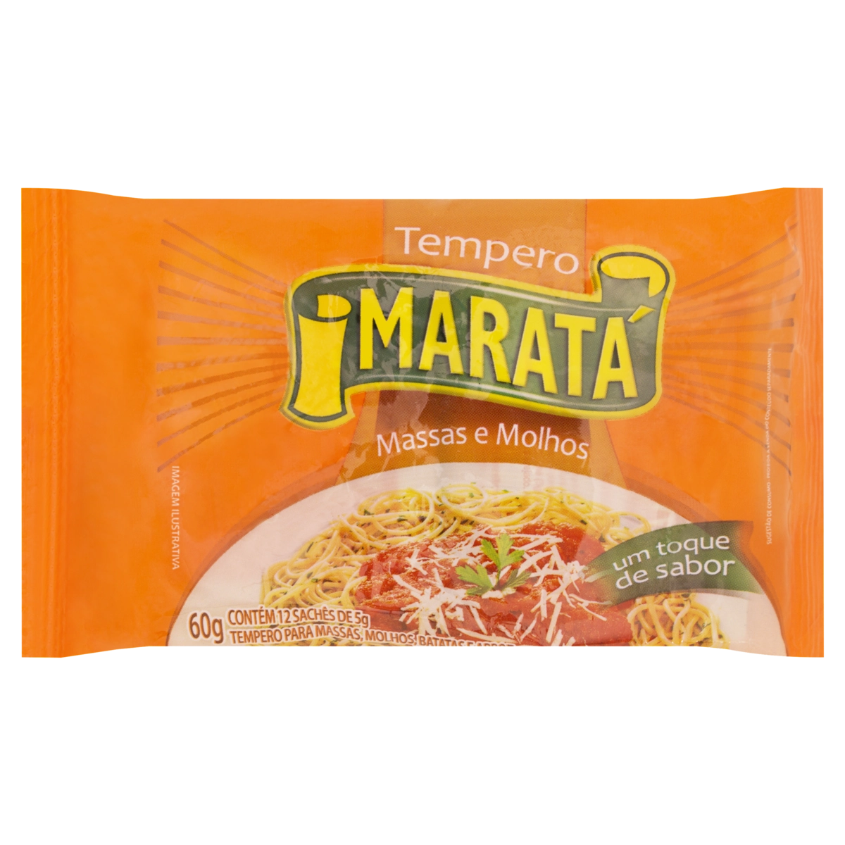 Tempero Pó Para Massas E Molhos Maratá 60g 12 Unidades