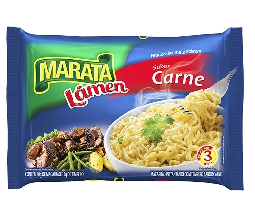 Macarrão Instantâneo Lámen Carne Maratá Pacote 85g