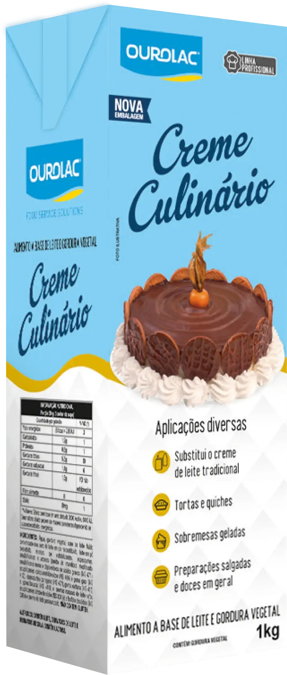Pad.creme Culinario Ourolac 1 Lt
