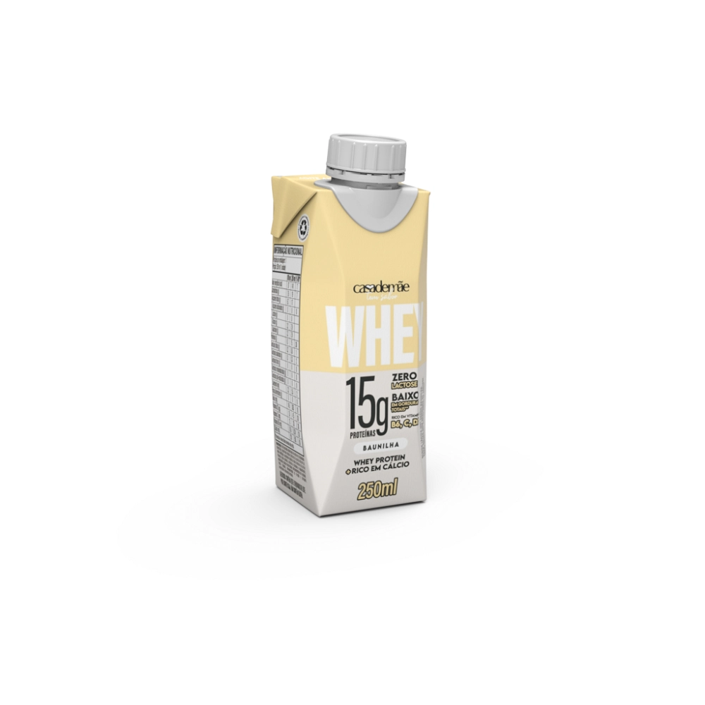 Beb Lactea Casa De Mae Whey Protein 15g Baunilha 250ml