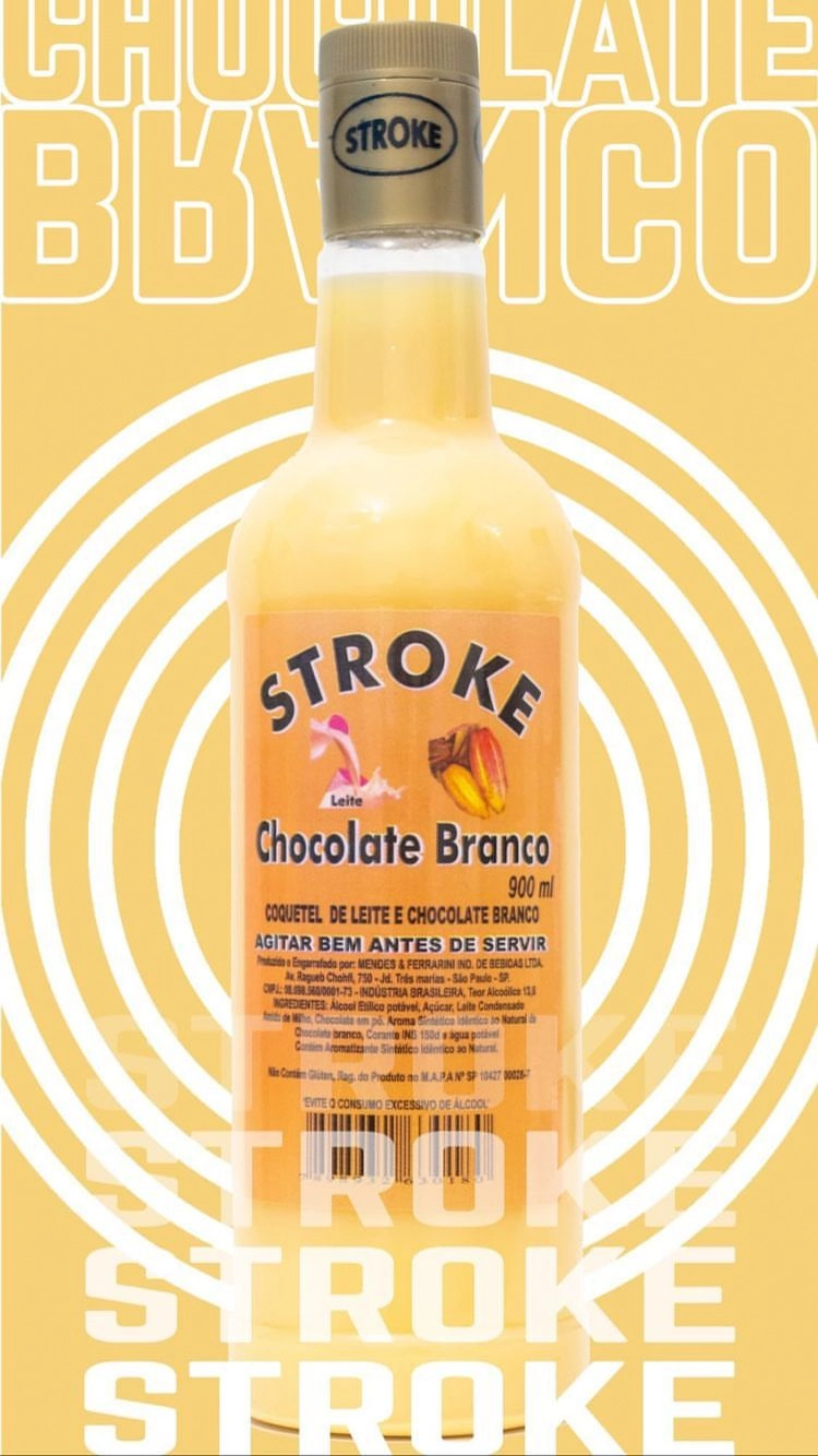Batida Stroke Chocolate Branco