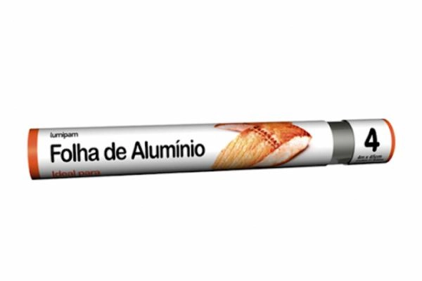 Folha Aluminio Lumipam 4mtx45cm