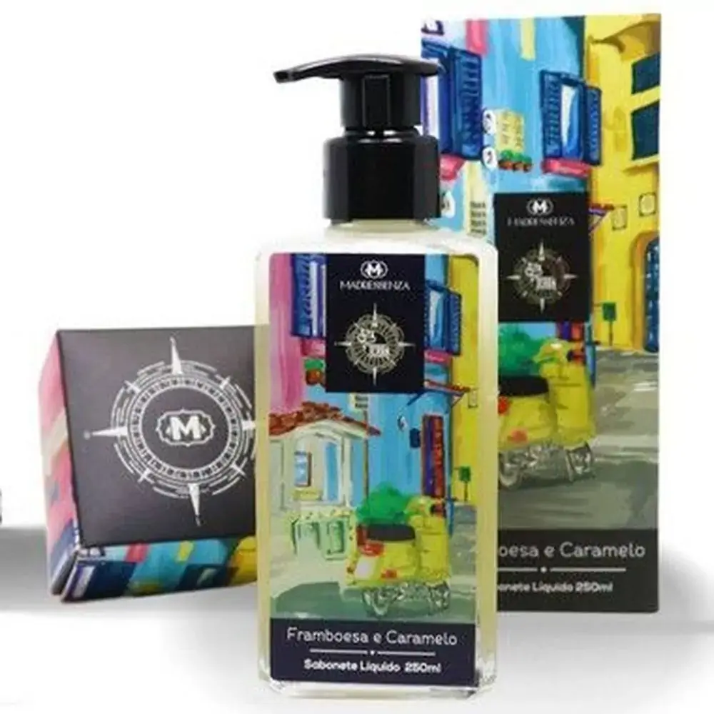 Madressenza Framboesa E Caramelo Hidr Corp 250ml