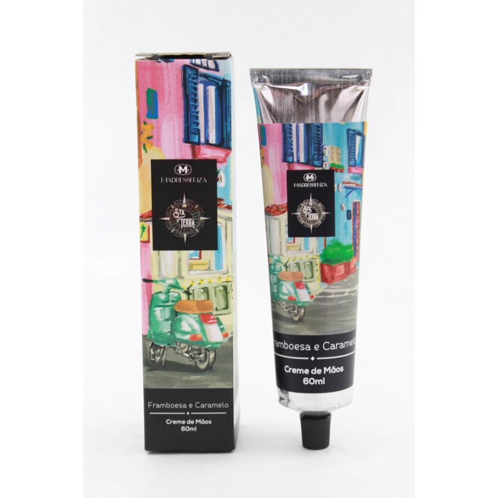 Madressenza Framboesa E Caramelo Cr Maos 60ml