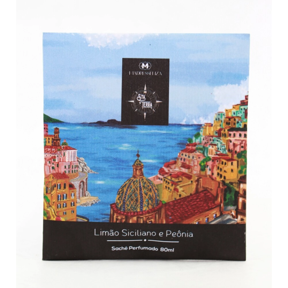 Madressenza Limao Siciliano E Peonia Sache 80g