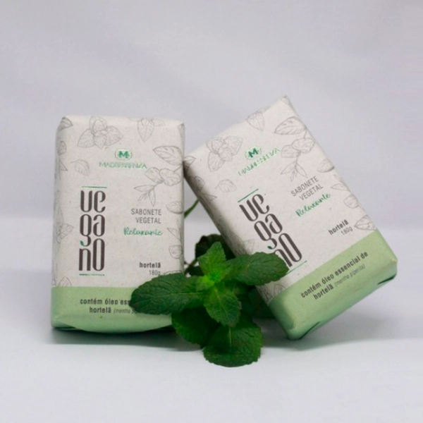 Madressenza Vegano Hortela Relaxante Sab 180g