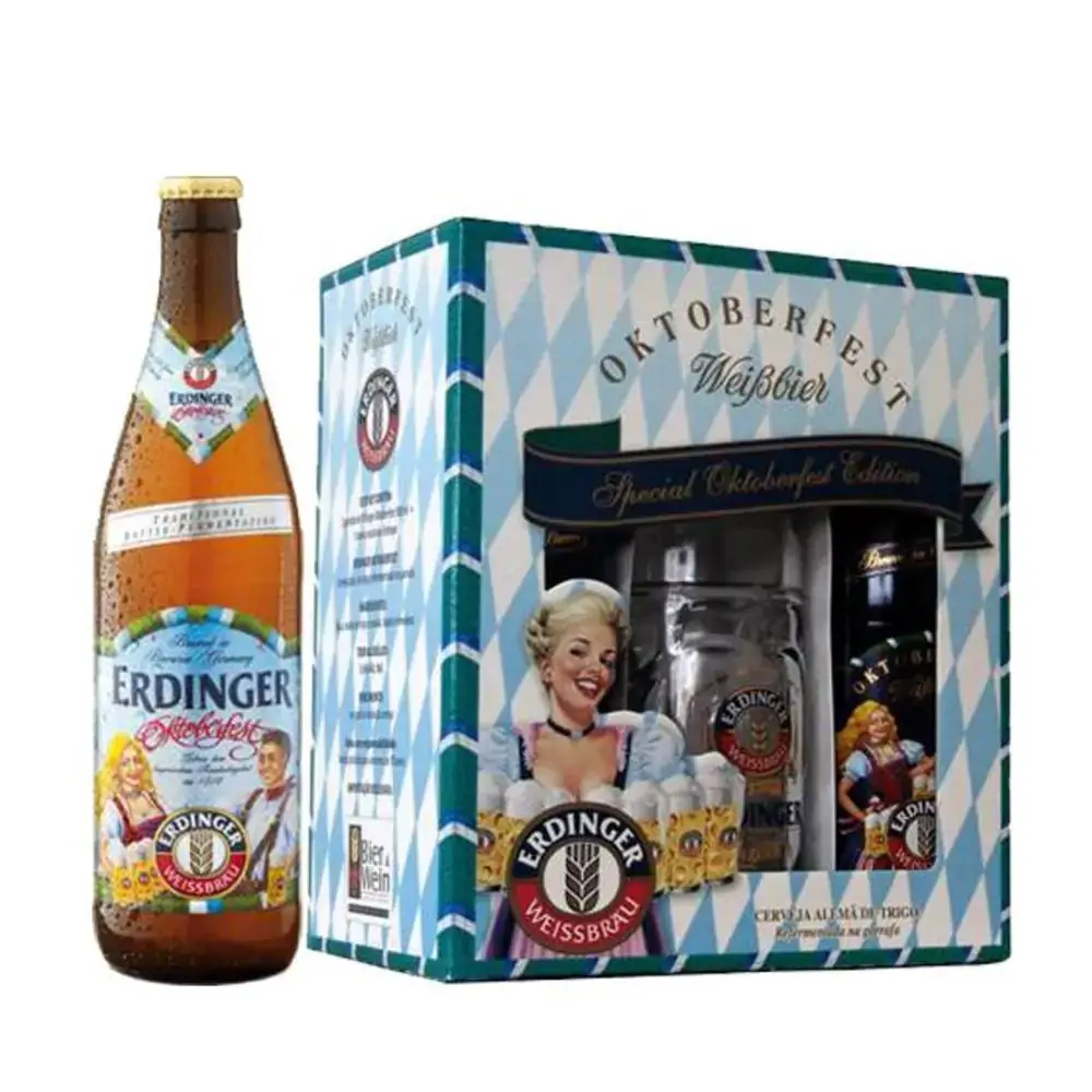 Cerveja Erdinger Oktoberfest Kit 2 De Caneca