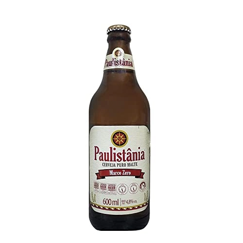 Cerveja Lager Puro Malte Marco Zero Paulistânia Garrafa 600ml