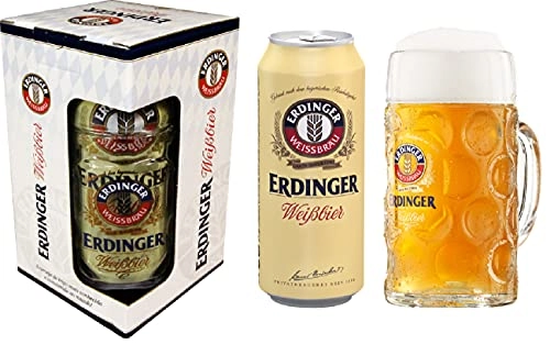 Kit Caneca Cerveja Weissbier Erdinger 500ml