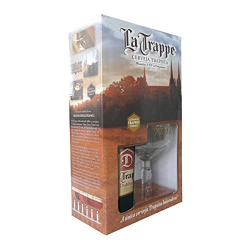 Kit Cerveja LA TRAPPE DUBBEL Garrafa 750ml