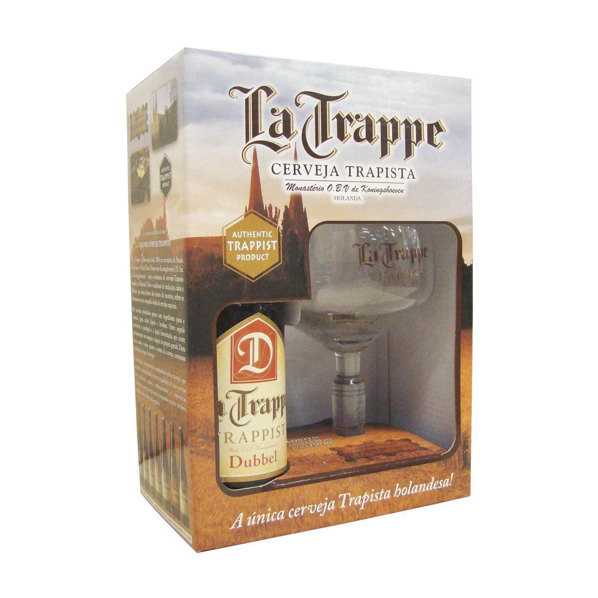 Kit Cerveja La Trappe Witte 1 Grf 330ml + 1 Taça