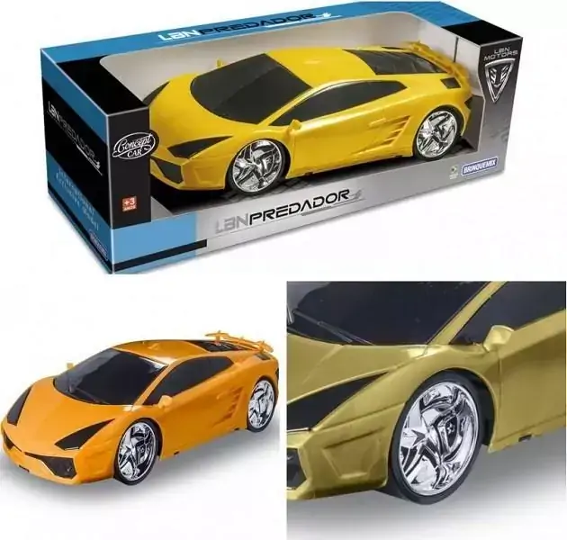 Carro Predador Concept Lbn 20 Cm Cores Sortidas