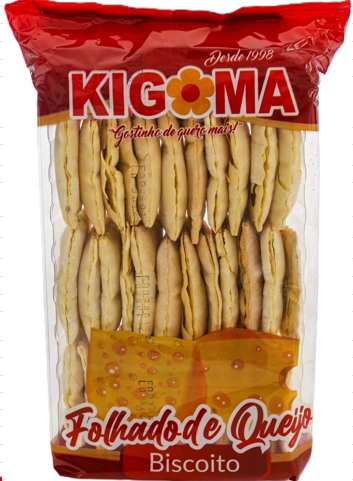 Bisc Folhado Kigoma 200g Queijo