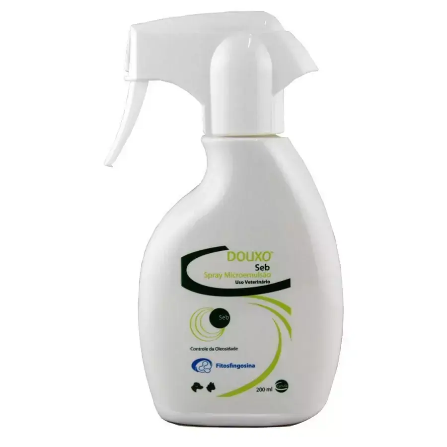 Douxo Seb Spray Microemulsão 200mL Ceva Cães e Gatos