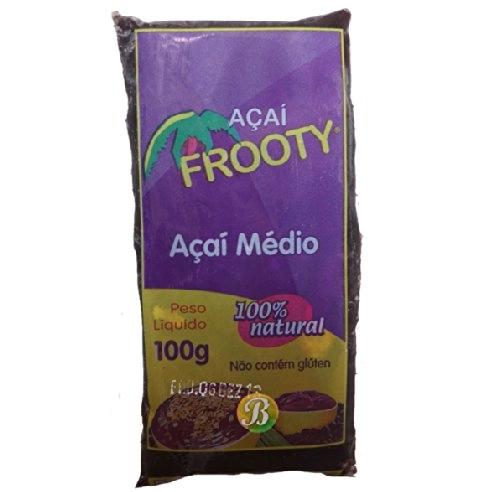 Frooty Açaí Pulp 10 Portions Of 100 Grams