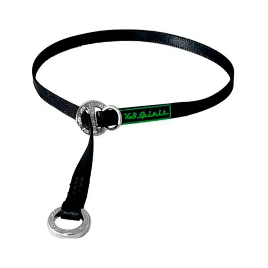 K9 Spirit Colar De Poliester P Preto 10mm/40cm