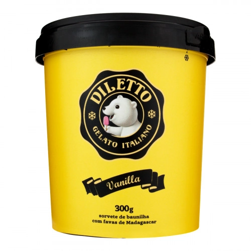 Gelato Italiano Vanilla Diletto Pote 500ml