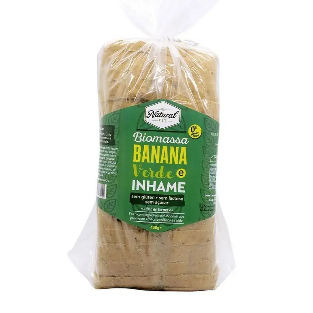 Pão De Biomassa E Inhame 450gr