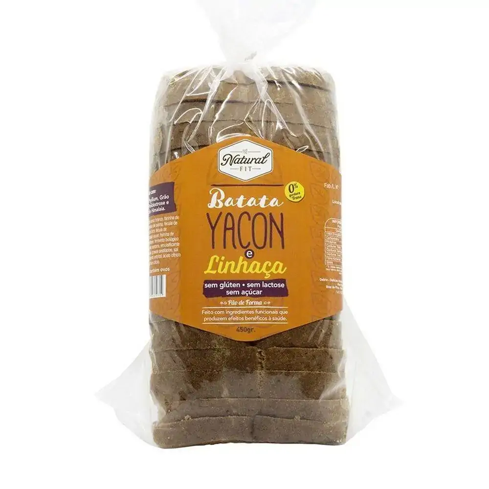 Pao Batata Yacon E Linhaca 450g Natural Fit