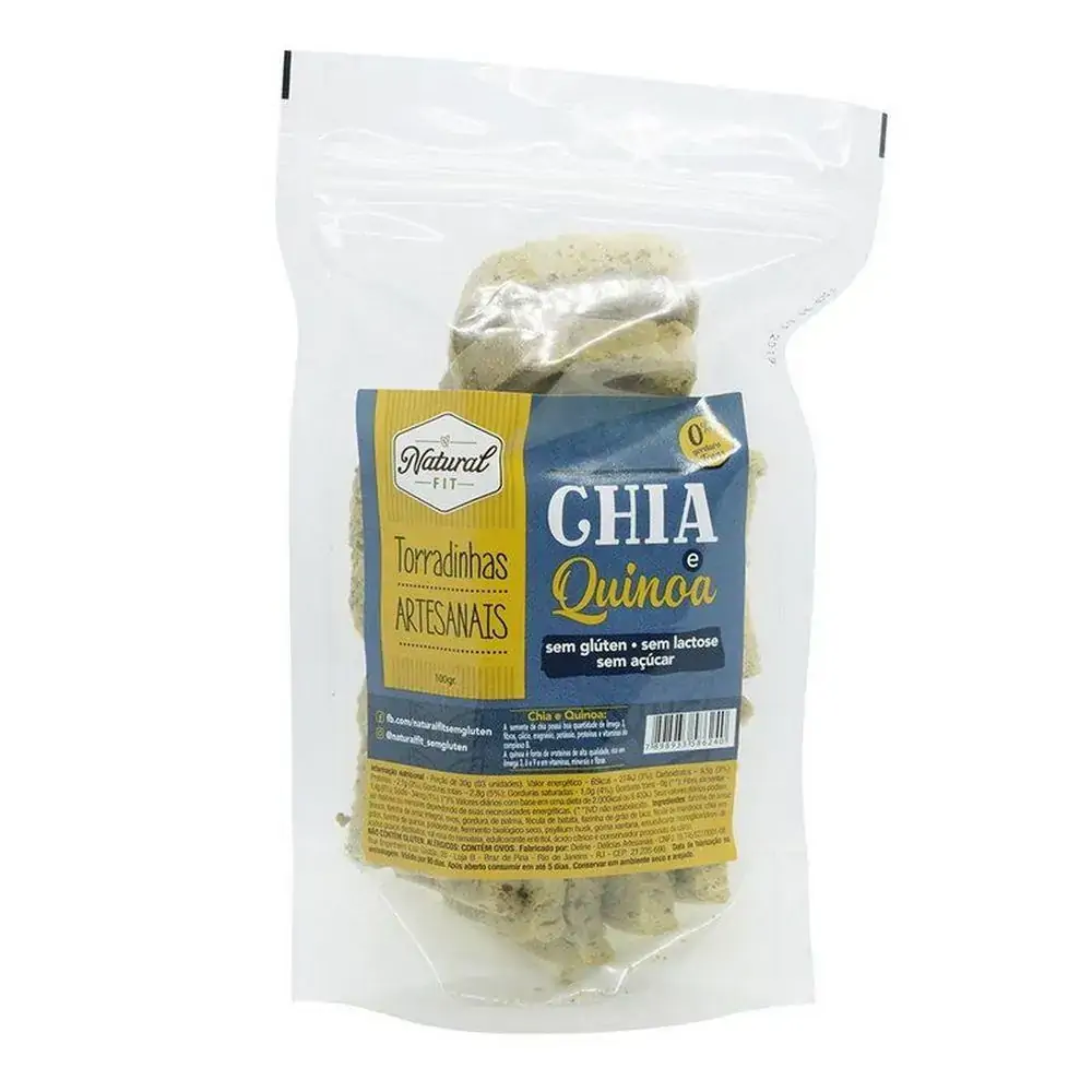 Torrada 100g Chia/quinoa