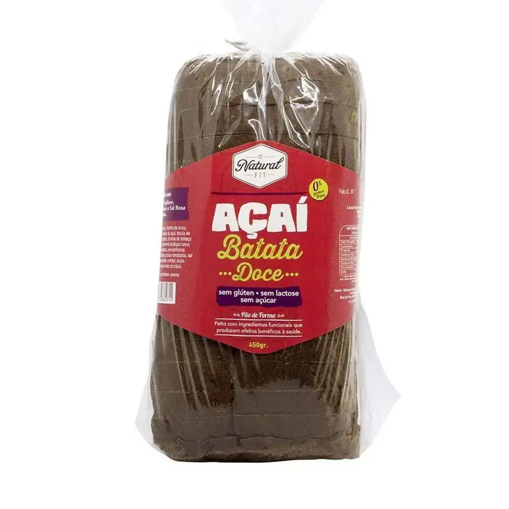 Pao De Açai C/ Batata Doce 450g Natural Fit