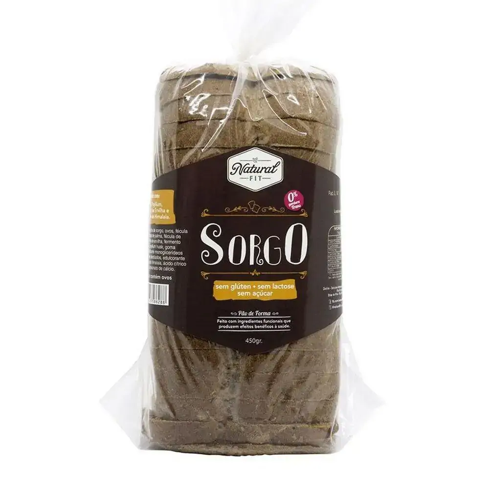 Pão Sorgo 450g Natural Fit