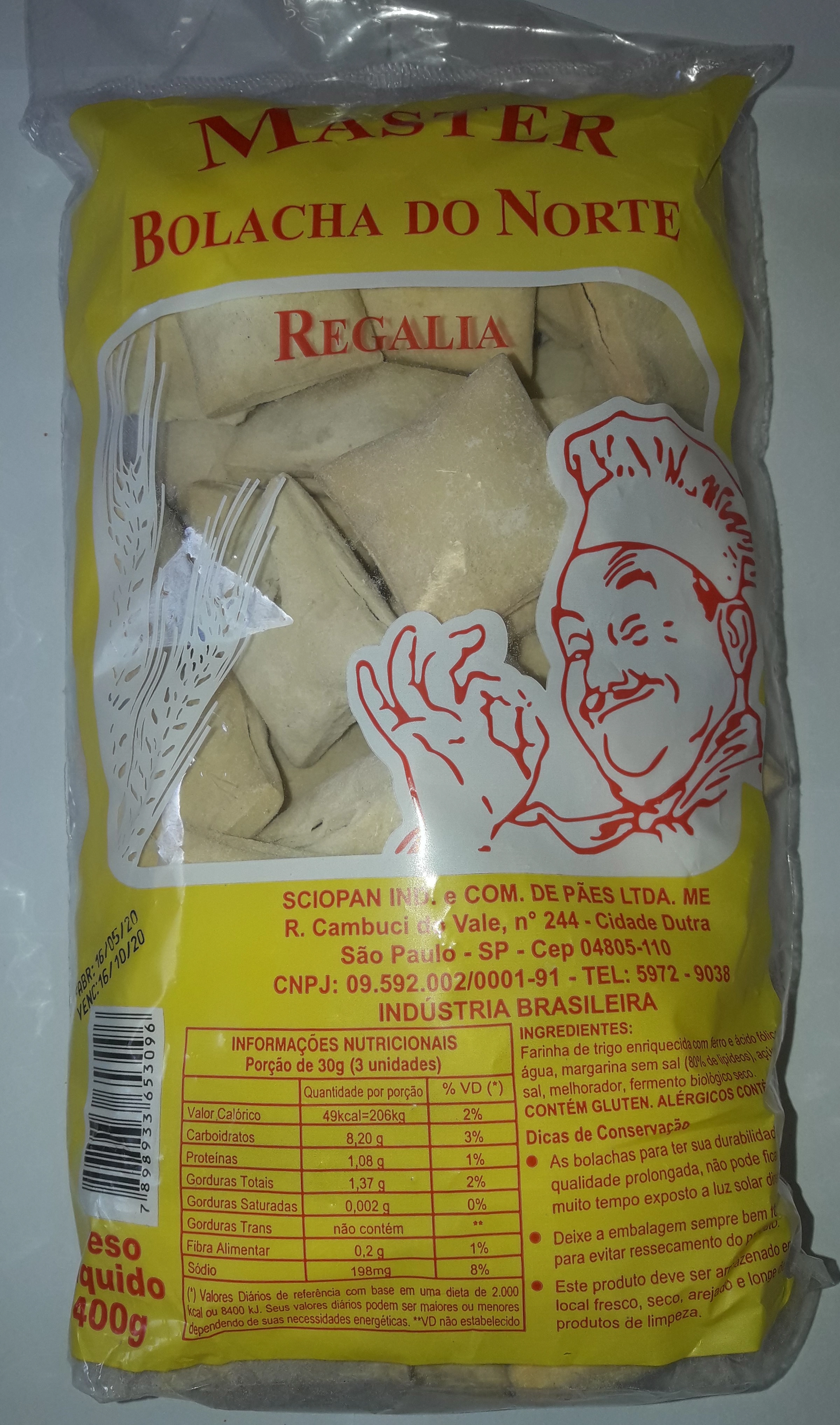 Bolacha Master Do Norte Regalia
