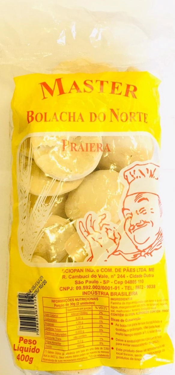 Bolacha Master Do Norte Praeira