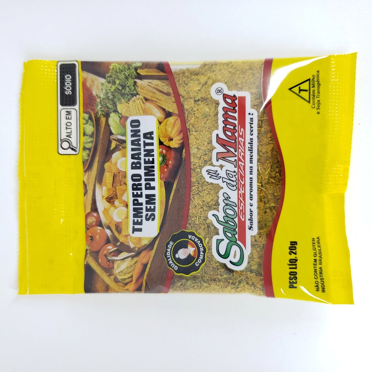 Tem. Baiano S/ Pimenta Sabor Da Mama 20g
