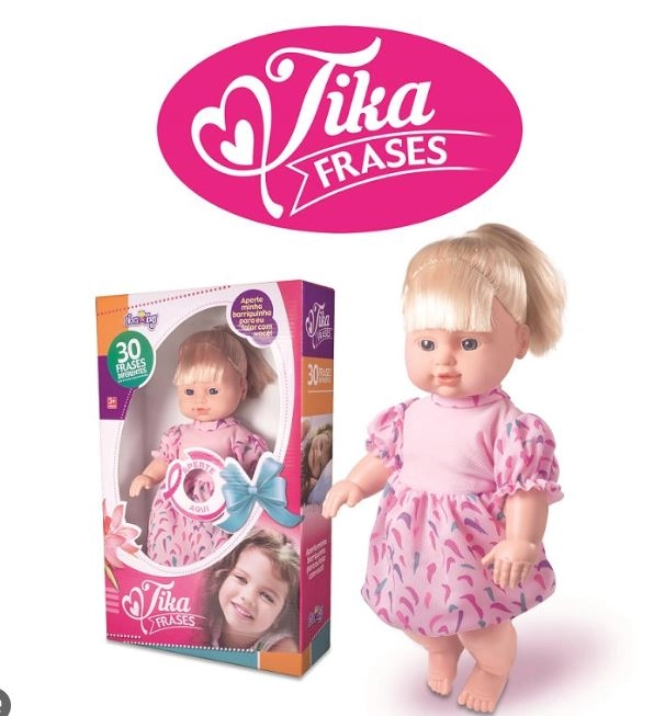 Brinquedo Boneca Tika 30 Frases