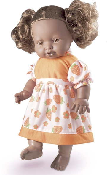 Brinq Boneca Gully Pop Negra 45cm